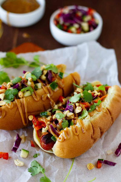 Le Hot-dog Végétarien